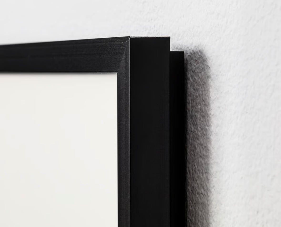 Landschapsschilderij Blauw & Groen – Acryl op papier 32x32cm – ‘Open Field’