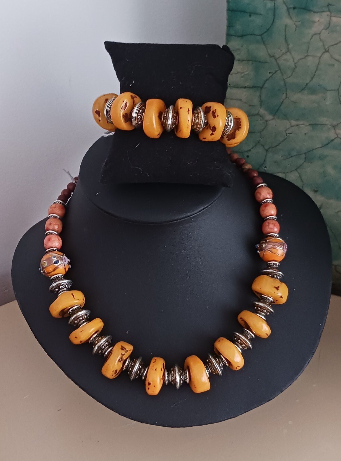 Halsketting van Oude Baltische Bijenwas - 100200 Halsketting van Oude Baltische Bijenwas