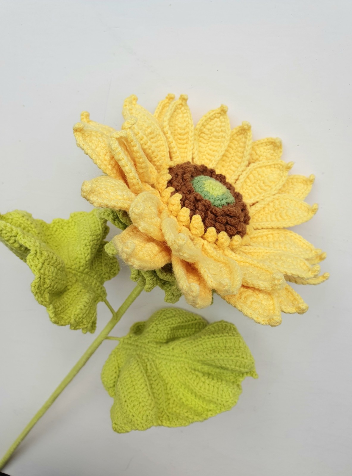 Handgemaakte Van Gogh Zonnebloemen – Ambachtelijk Gehaakt Kunstwerk