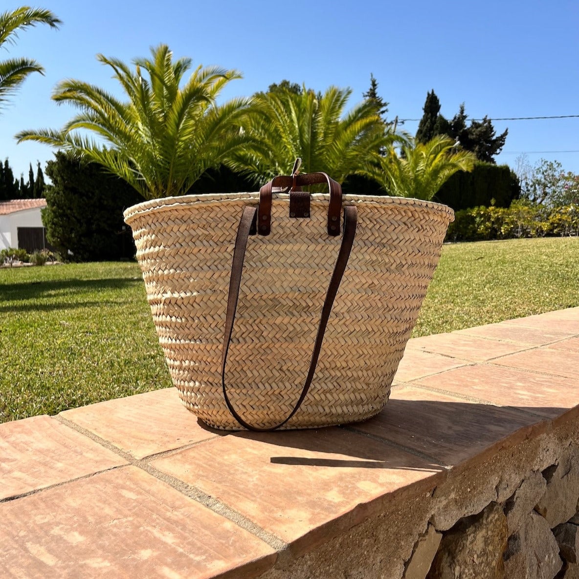 Rieten strandtas groot - 155492 Rieten strandtas groot