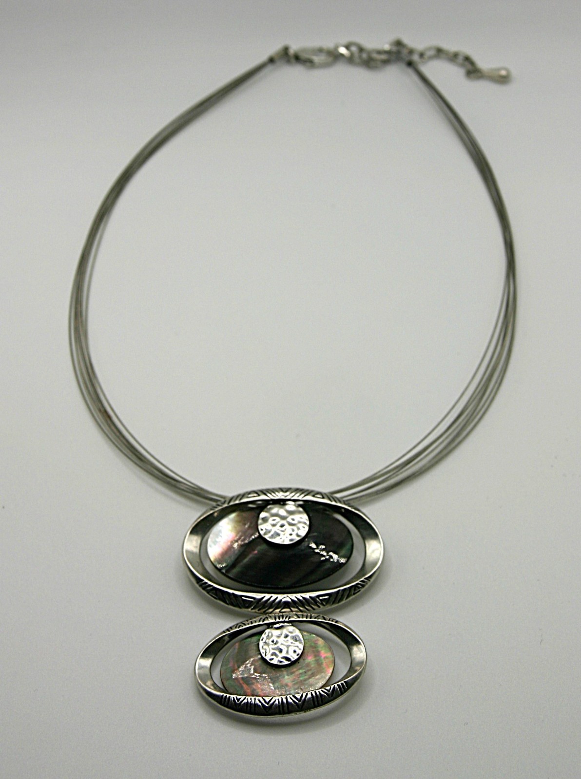 Double Shell ketting met hanger - 72144 Double Shell ketting met hanger