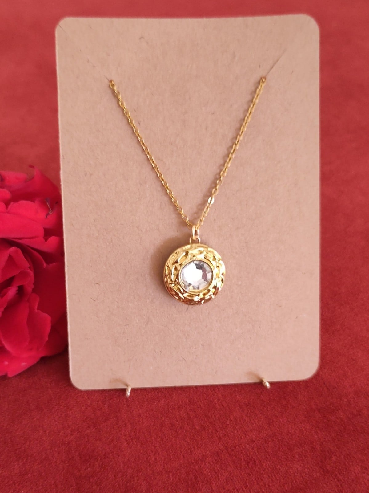 Vintage glknoop kettinkje | Mid Century Glamour | 1960s - 108470 Vintage knoop kettinkje | Mid Century Glamour | 1960s