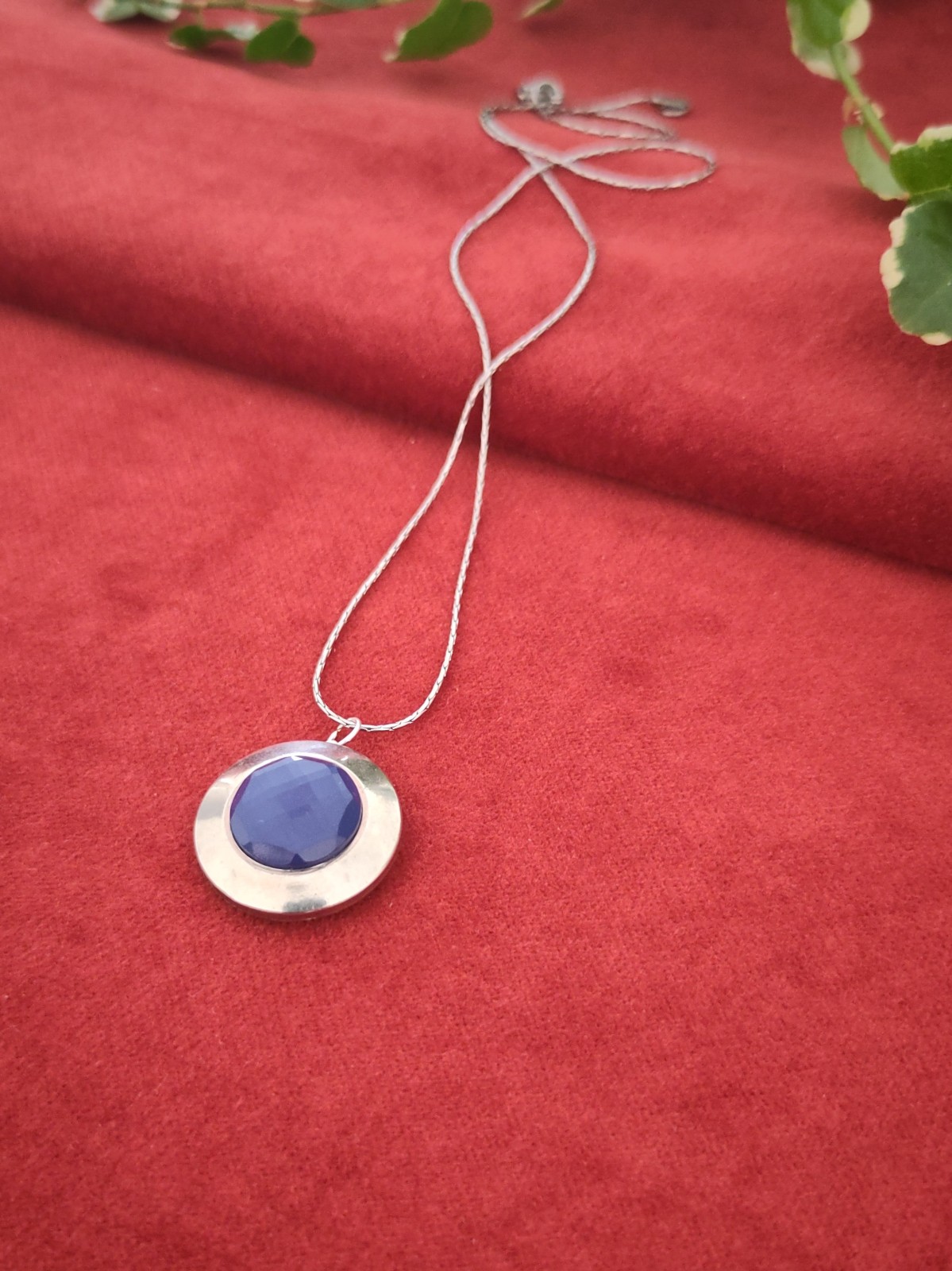 Zilveren ketting met unieke vintage hanger | 1960s