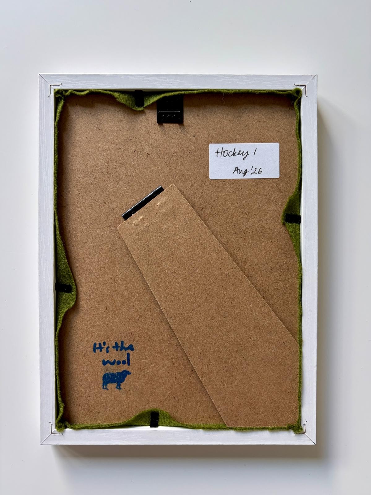 Hockey fun - unieke handgemaakte wanddecoratie van wol - 145316 Hockey fun - unieke handgemaakte wanddecoratie van wol