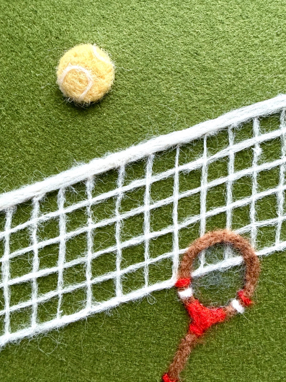 Tennis fun - wandkunst in wol