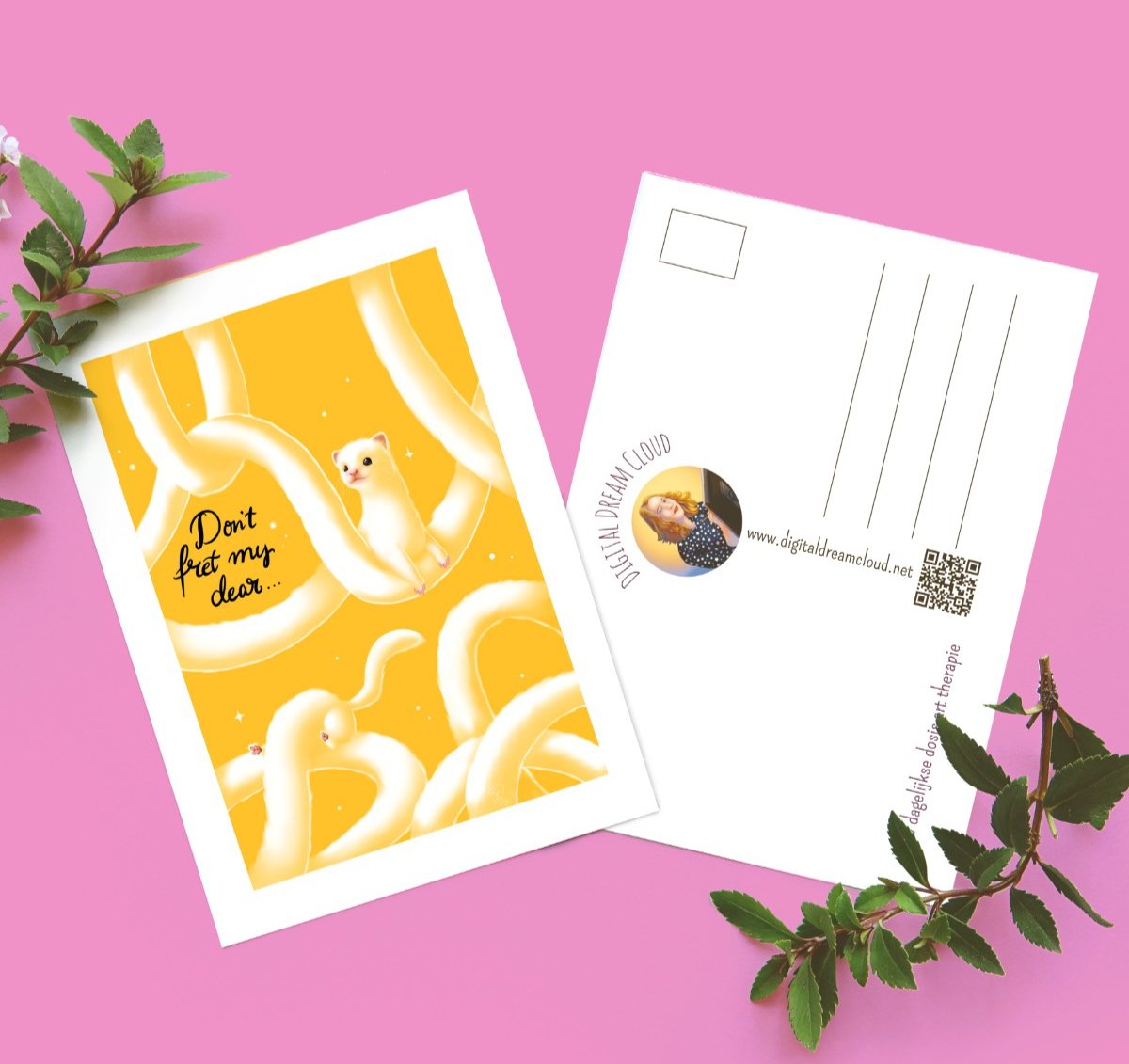 Kaart fret grappige tekst