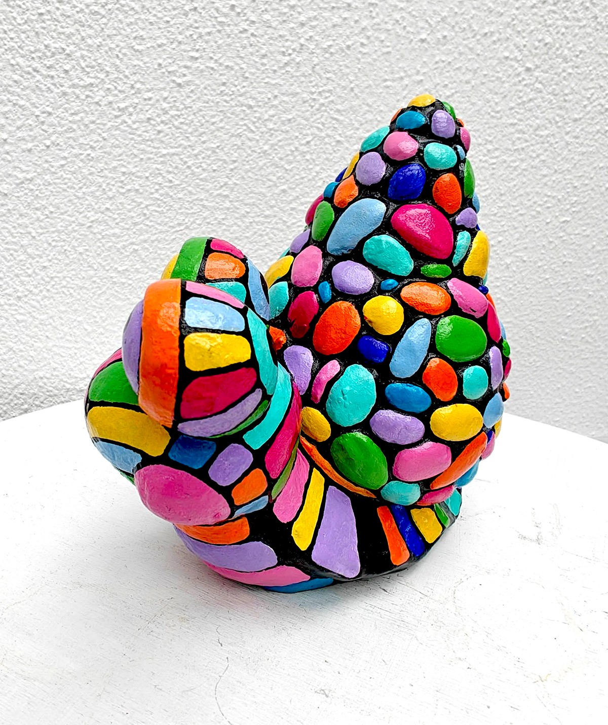 Slakie - Handgeschilderd kleurrijk beeldje - 116153 Slakie - Handgeschilderd kleurrijk beeldje