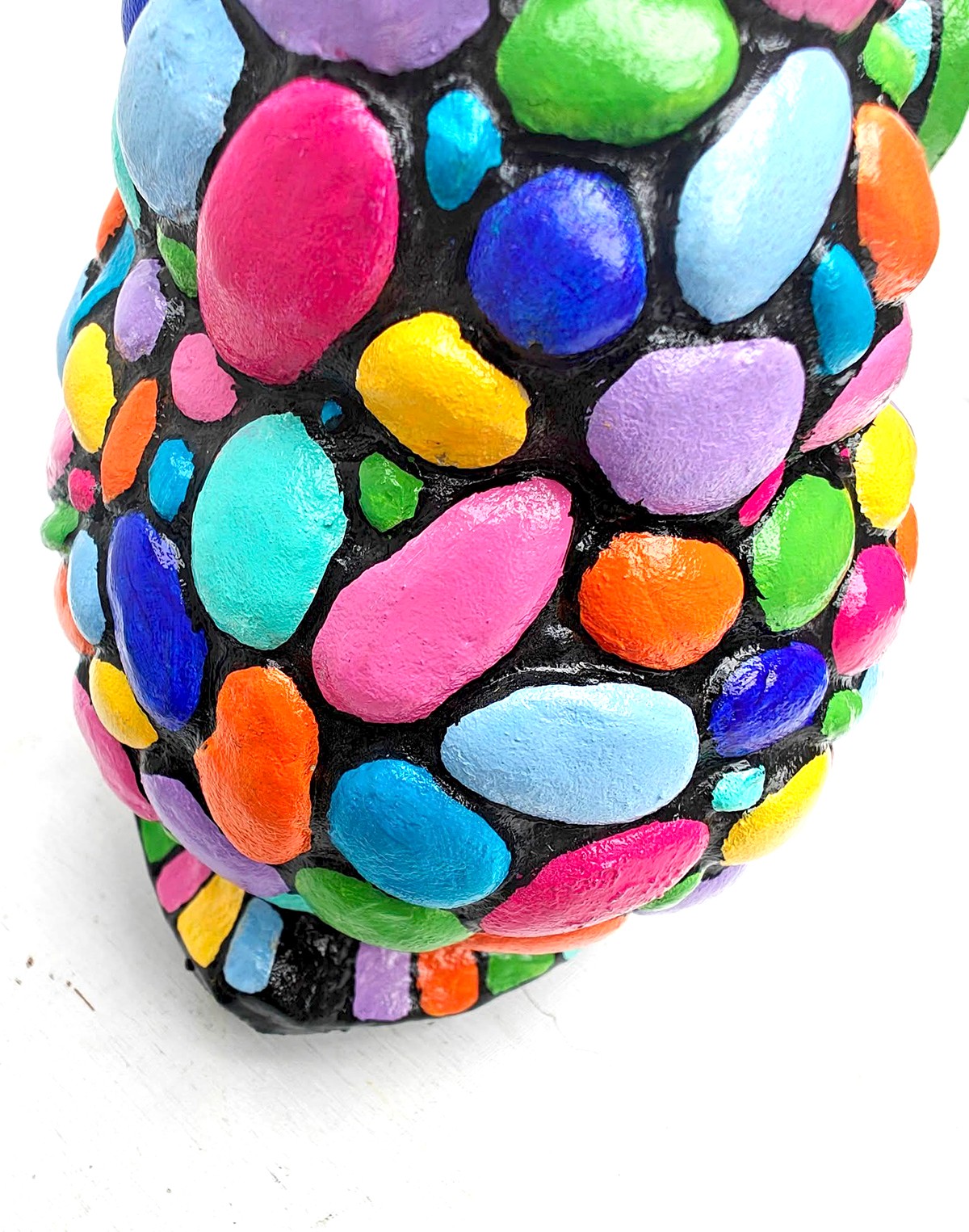 Slakie - Handgeschilderd kleurrijk beeldje - 116151 Slakie - Handgeschilderd kleurrijk beeldje