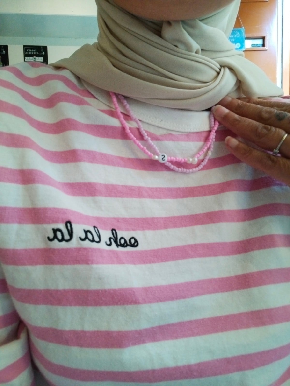 Dazzle Letter neckless