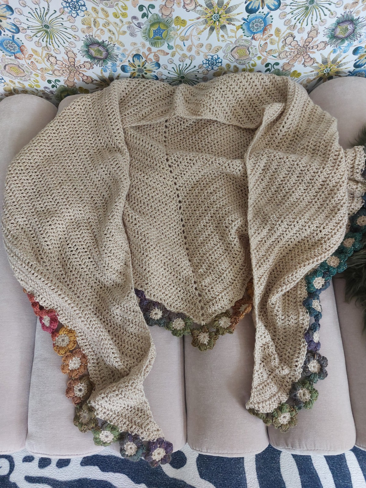 Shawl Flower Festival - 88659 Omslagdoek 'Flower Festival'