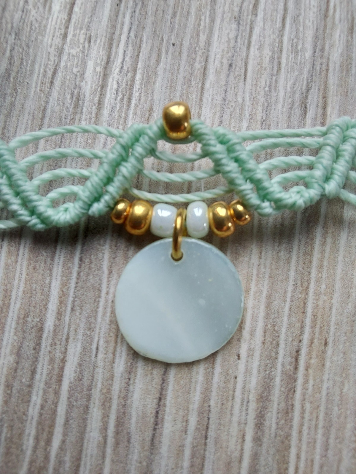✨ Handgemaakt verstelbaar enkelbandje – Micro-macramé ✨ - 128139 ✨ Handgemaakt verstelbaar enkelbandje – Micro-macramé ✨