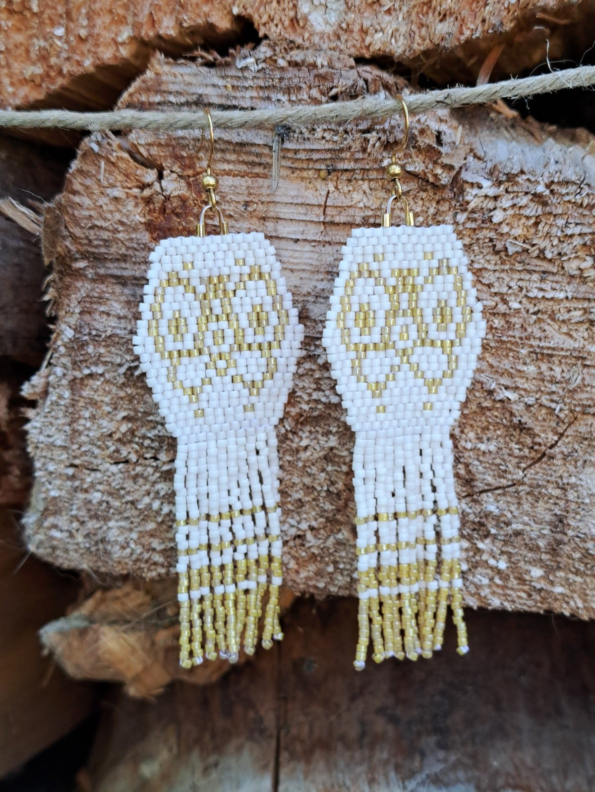 Vlinder oorbellen – Butterfly Whisper | Handgemaakte fringe oorbellen