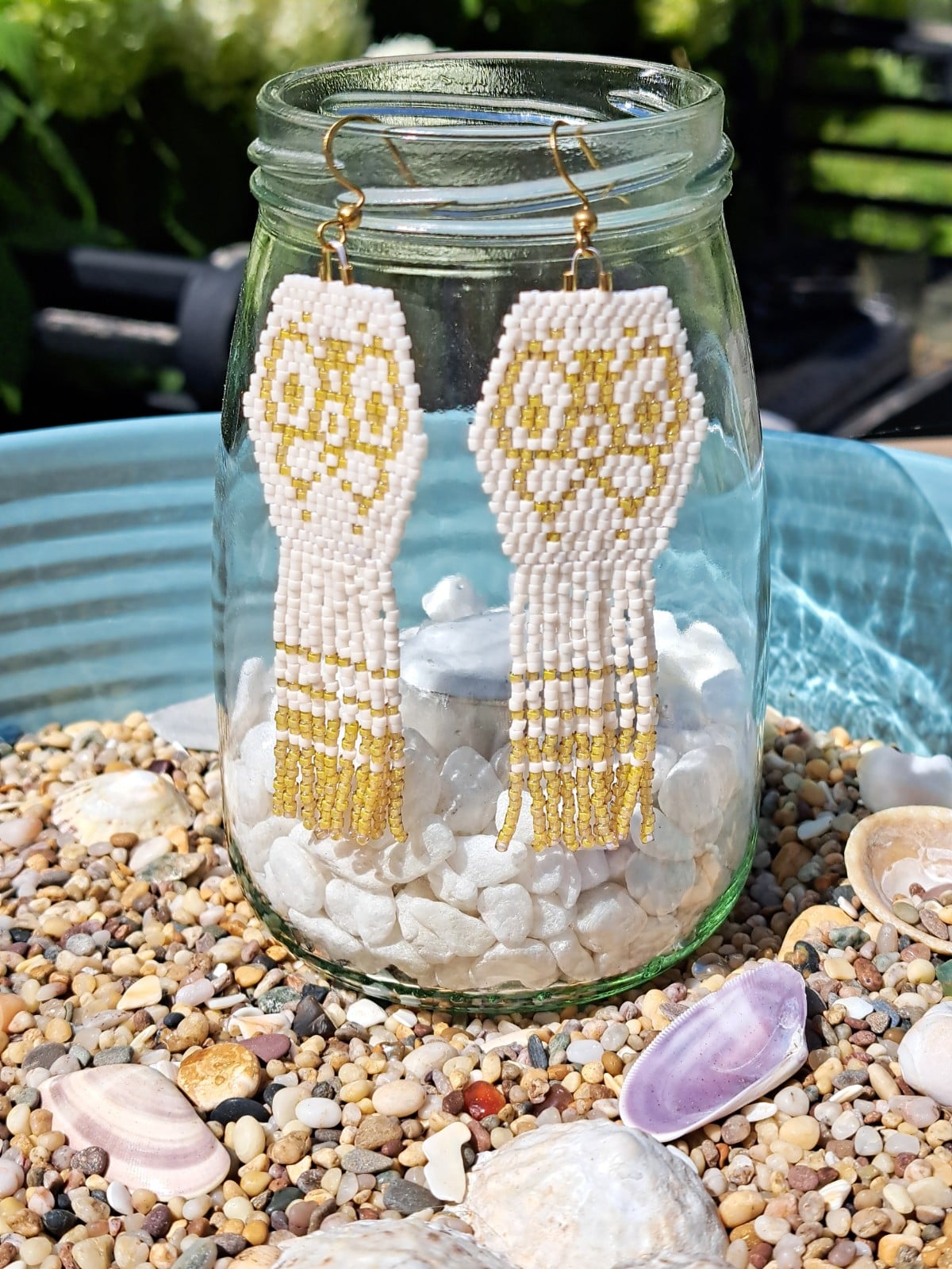 Vlinder oorbellen – Butterfly Whisper | Handgemaakte fringe oorbellen