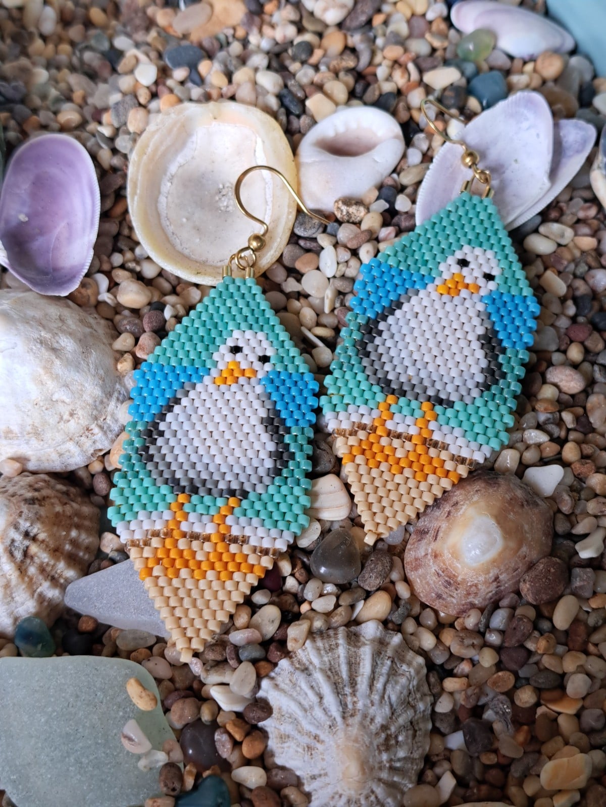 Where Sea Meets Sky - handgemaakte oorbellen