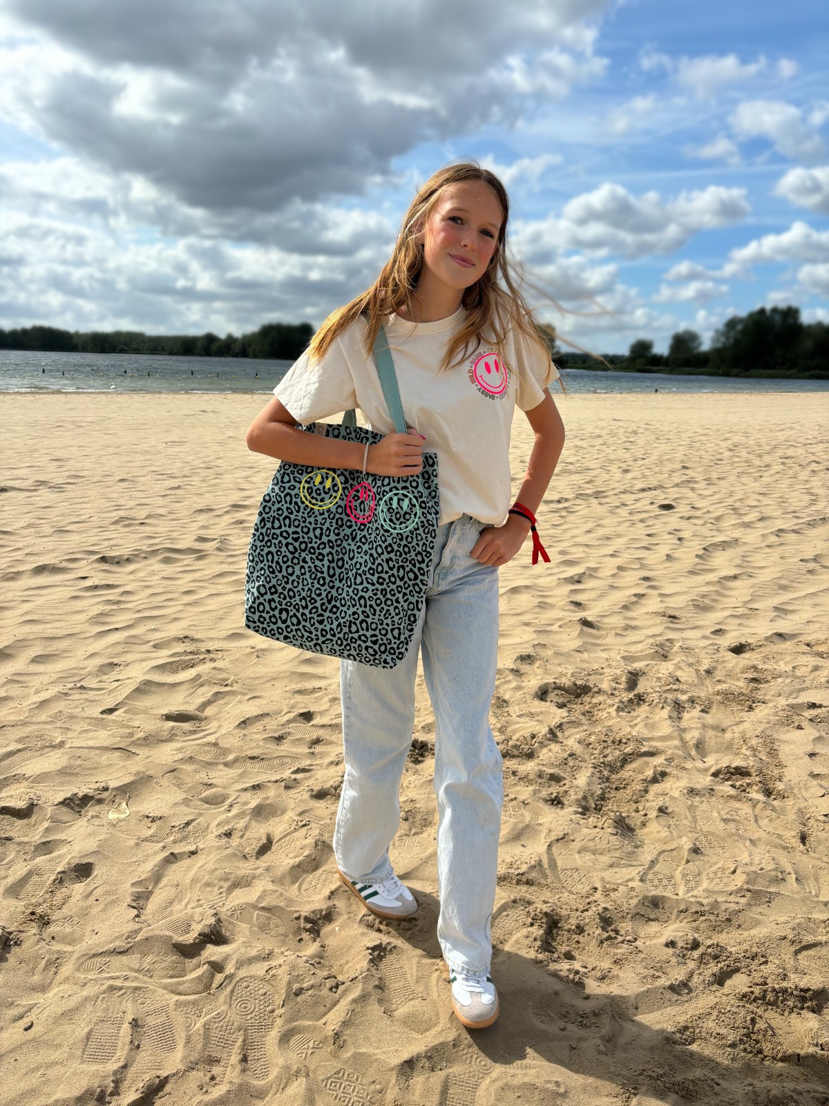 Bag -  leopard smileys