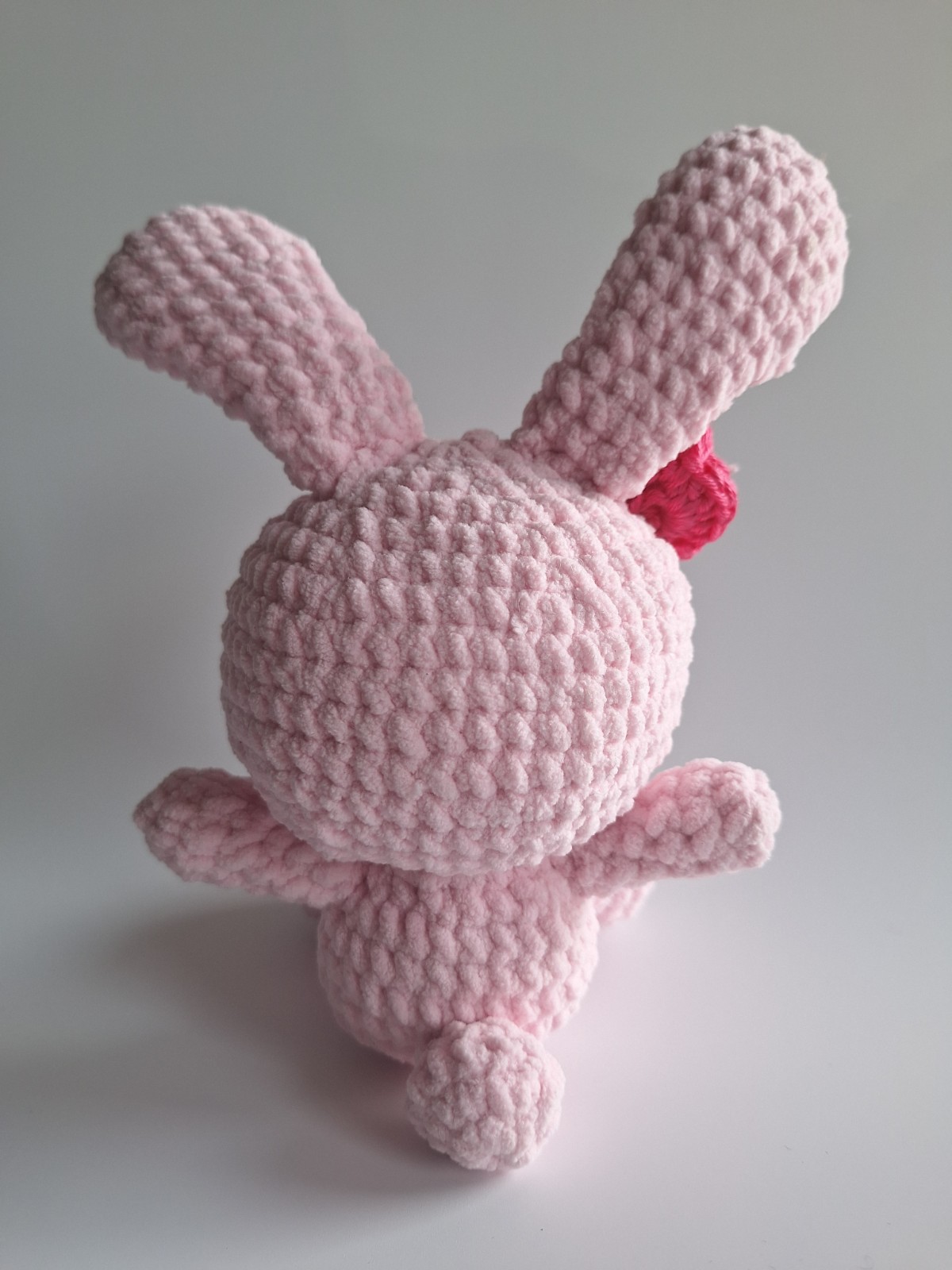 Gehaakte knuffel 'Pink bunny' - 49615.jpeg Gehaakte knuffel | Roze konijntje