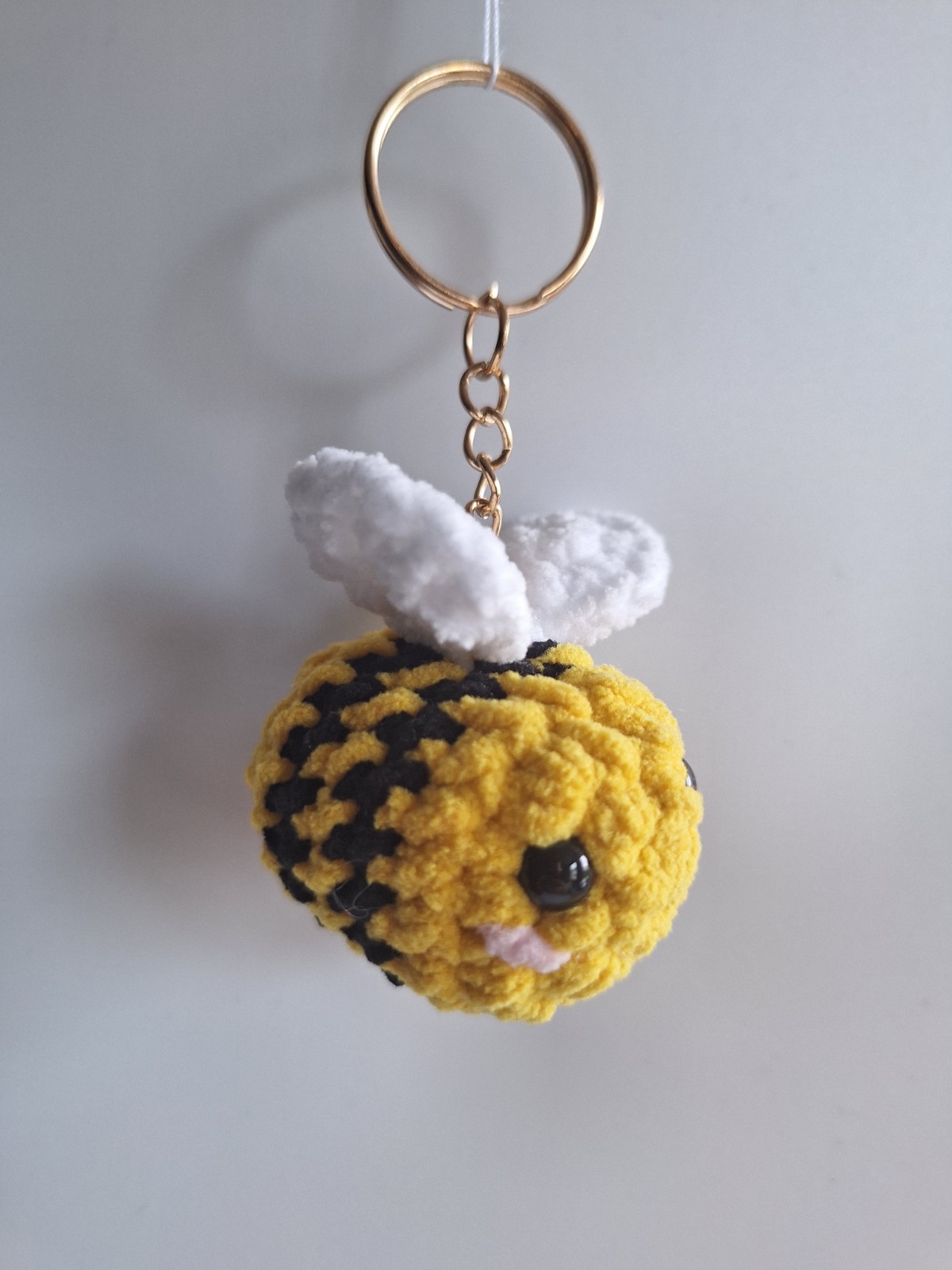 Gehaakte sleutelhanger 'Original bee' - 49588.jpeg Gehaakte sleutelhanger | Originele bij