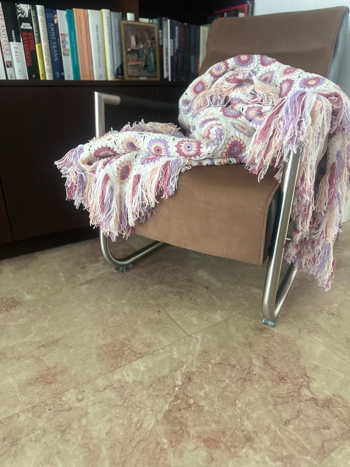 Gehaakte  Granny Square deken