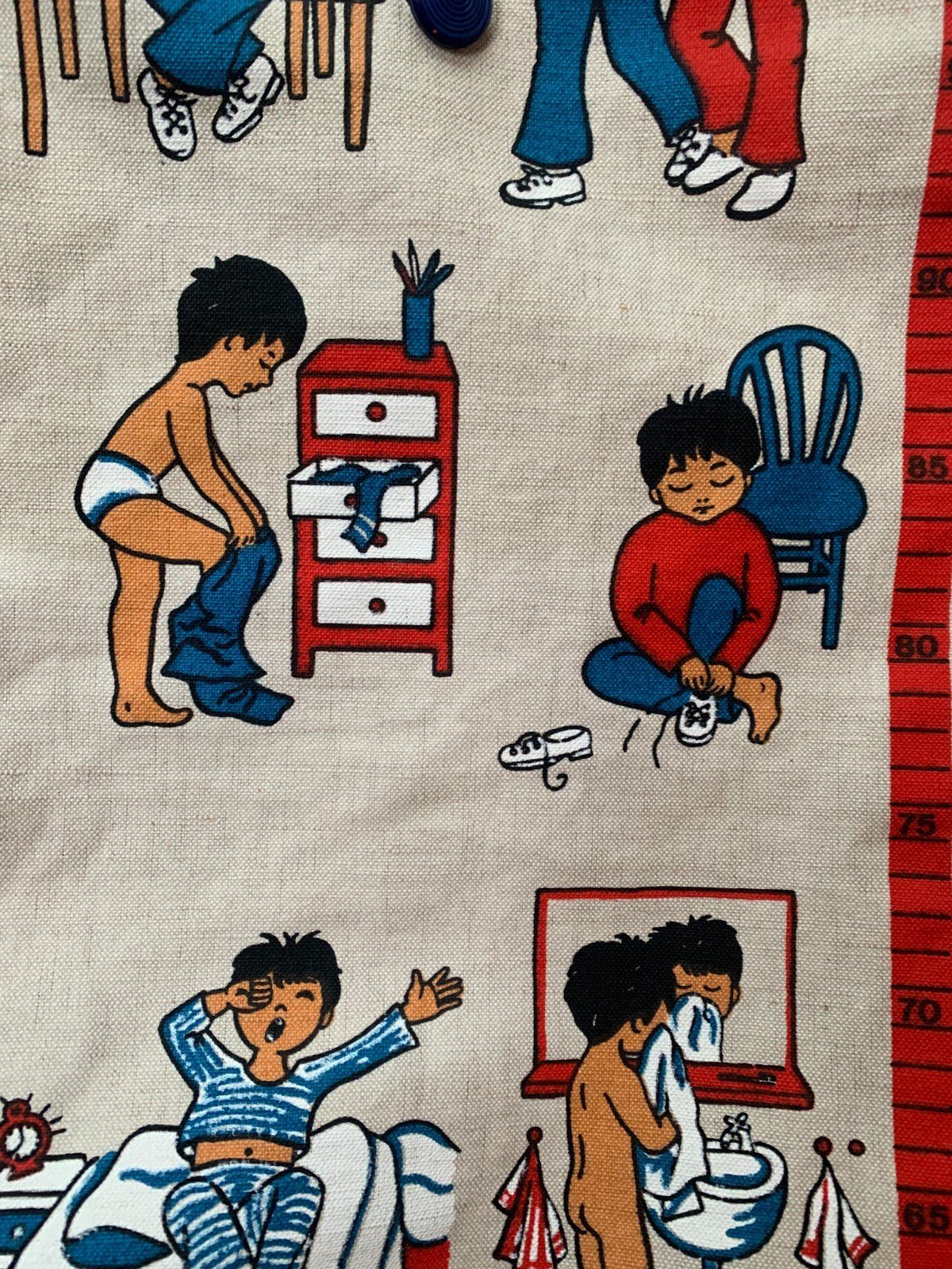 Ruime tas van vintage stoffen. - 56157.jpeg Ruime tas van vintage stoffen.