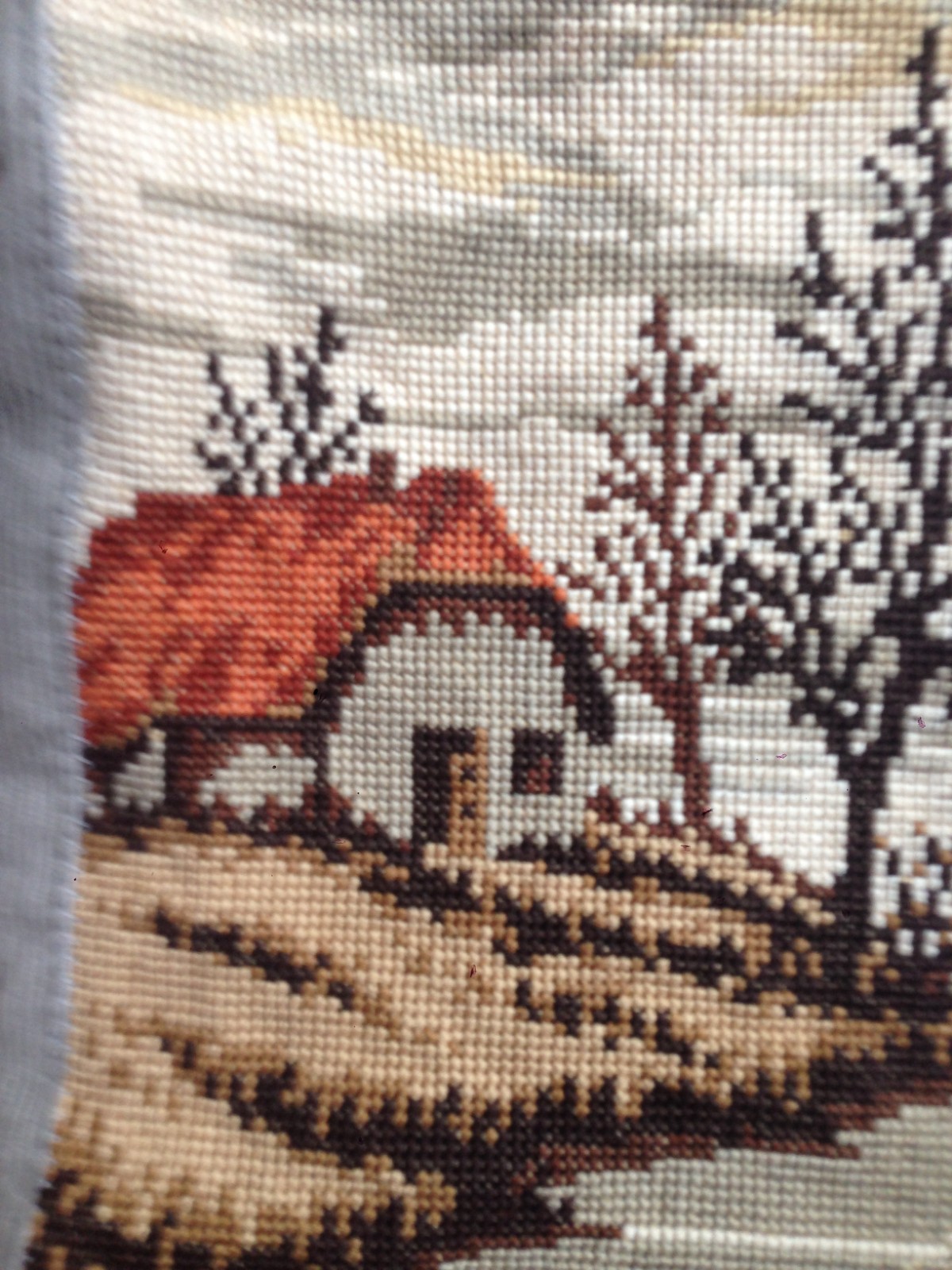 Tas van vintage borduurwerk