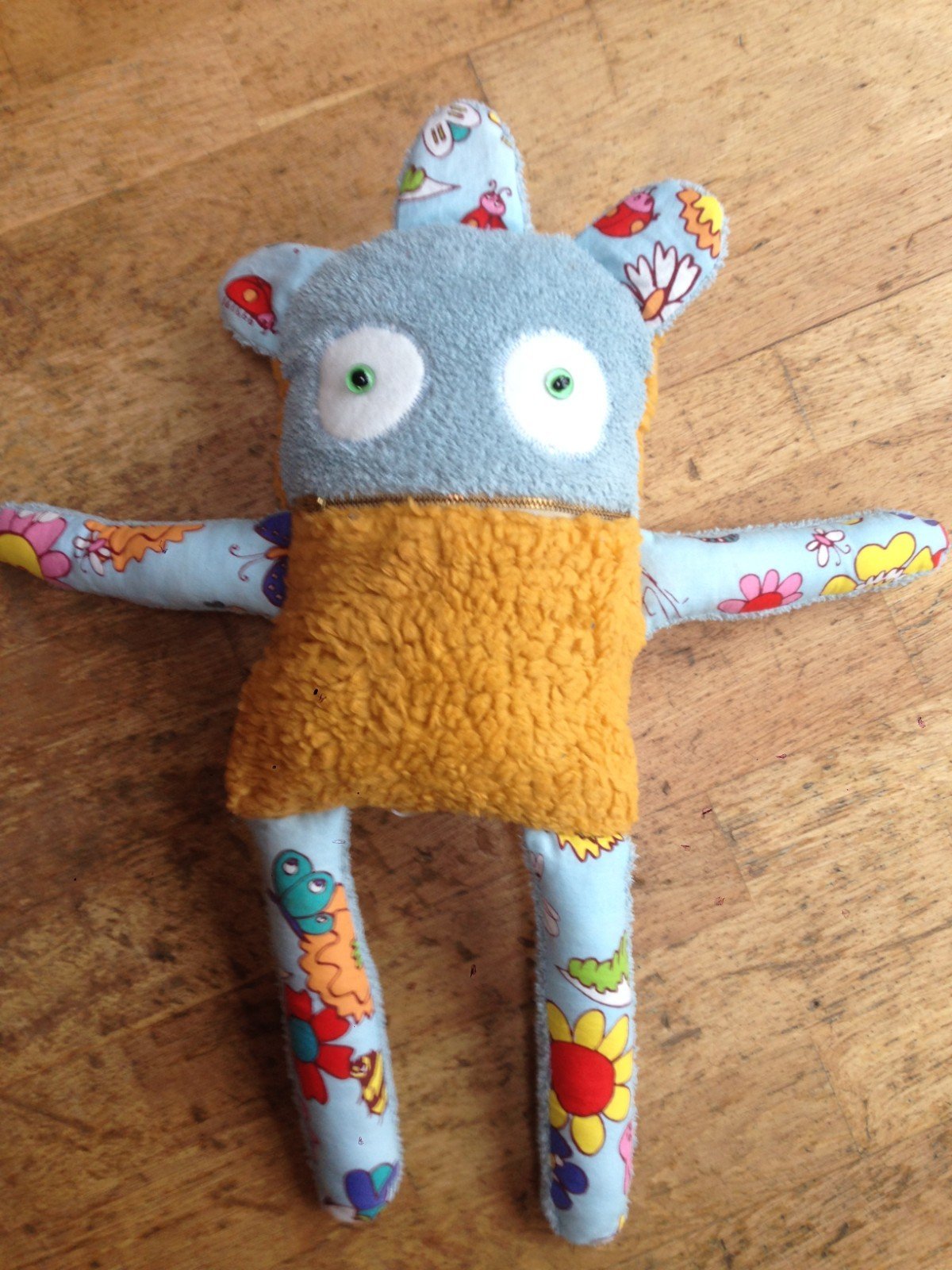 Zorgenvriendje op bestelling gemaakt