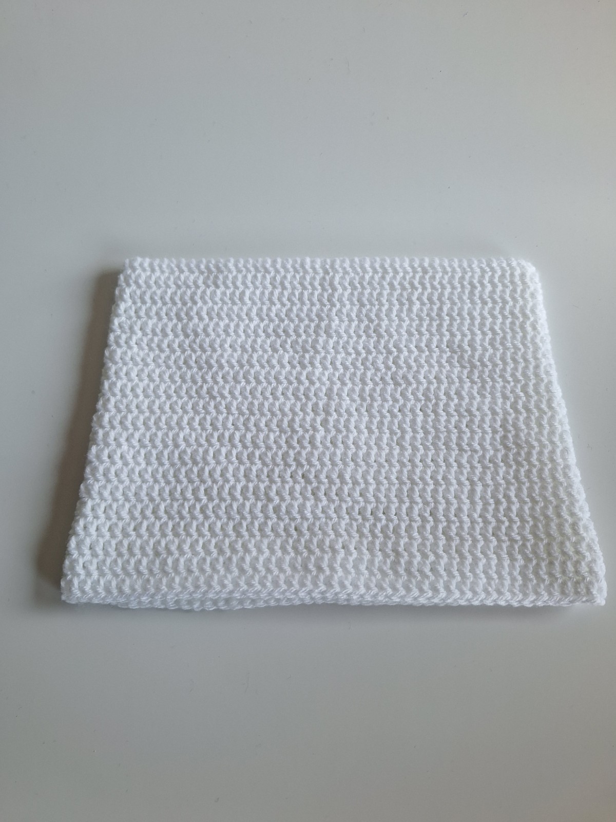 Gehaakte muts 'Basic white' - 56923.jpeg Gehaakte muts | Wit