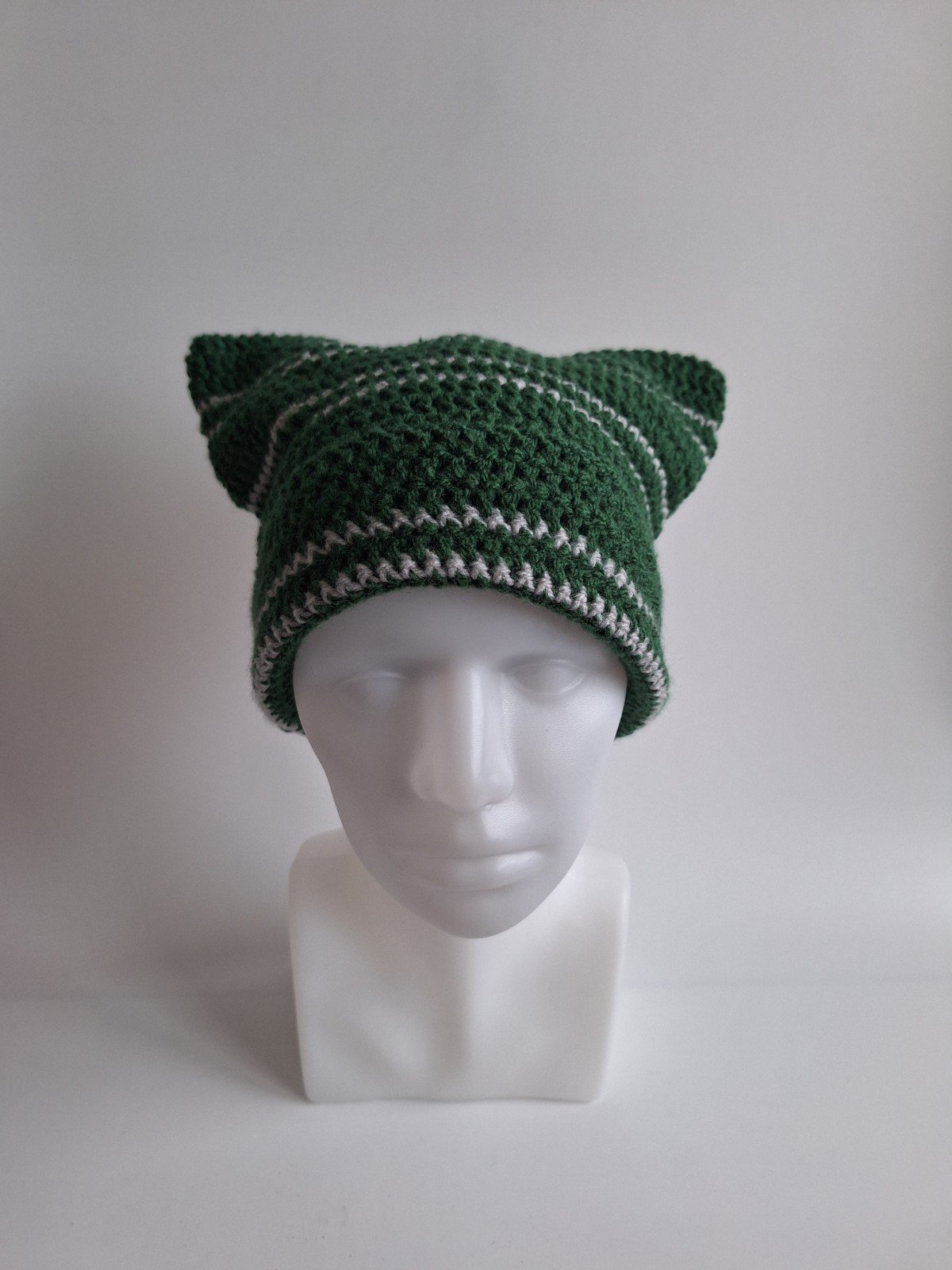 Gehaakte muts 'Harry Potter Slytherin house' - 65217.jpeg Gehaakte muts | Harry Potter Slytherin/Zwadderich house