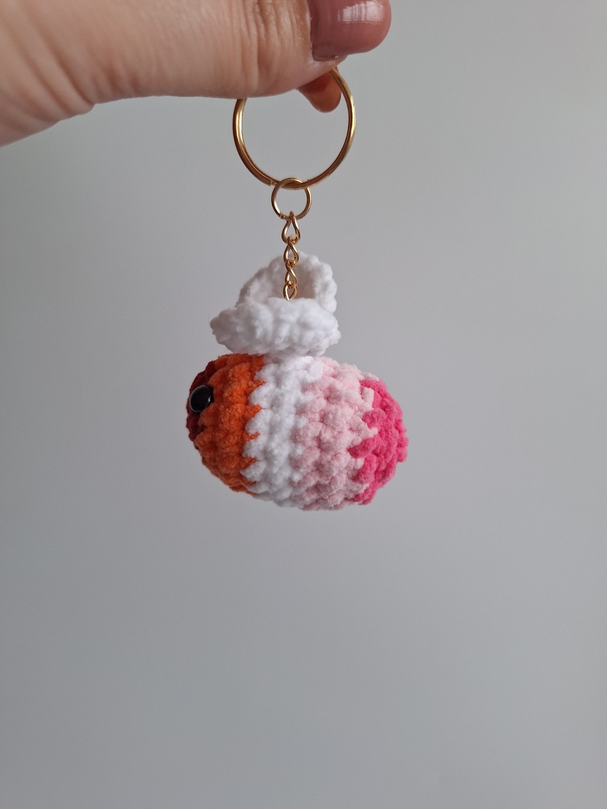 Gehaakte sleutelhanger 'Lesbische bij'