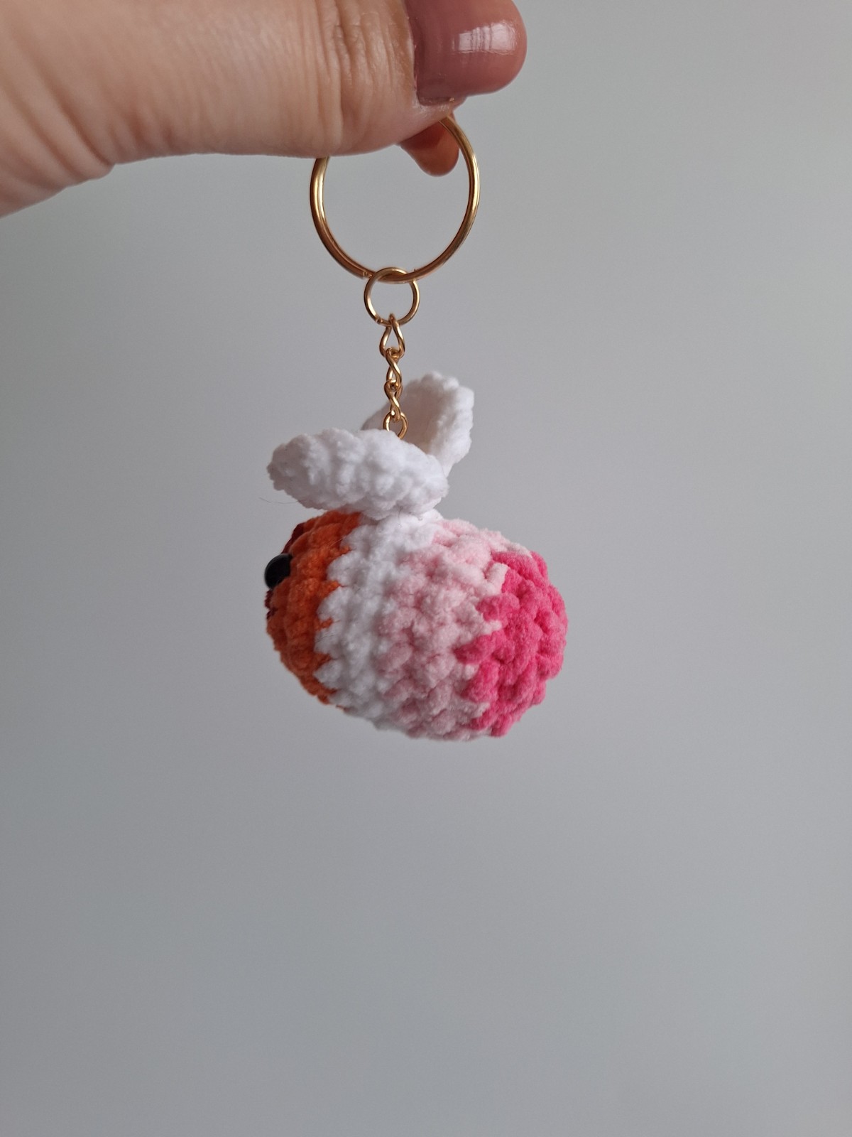 Gehaakte sleutelhanger 'Lesbische bij'