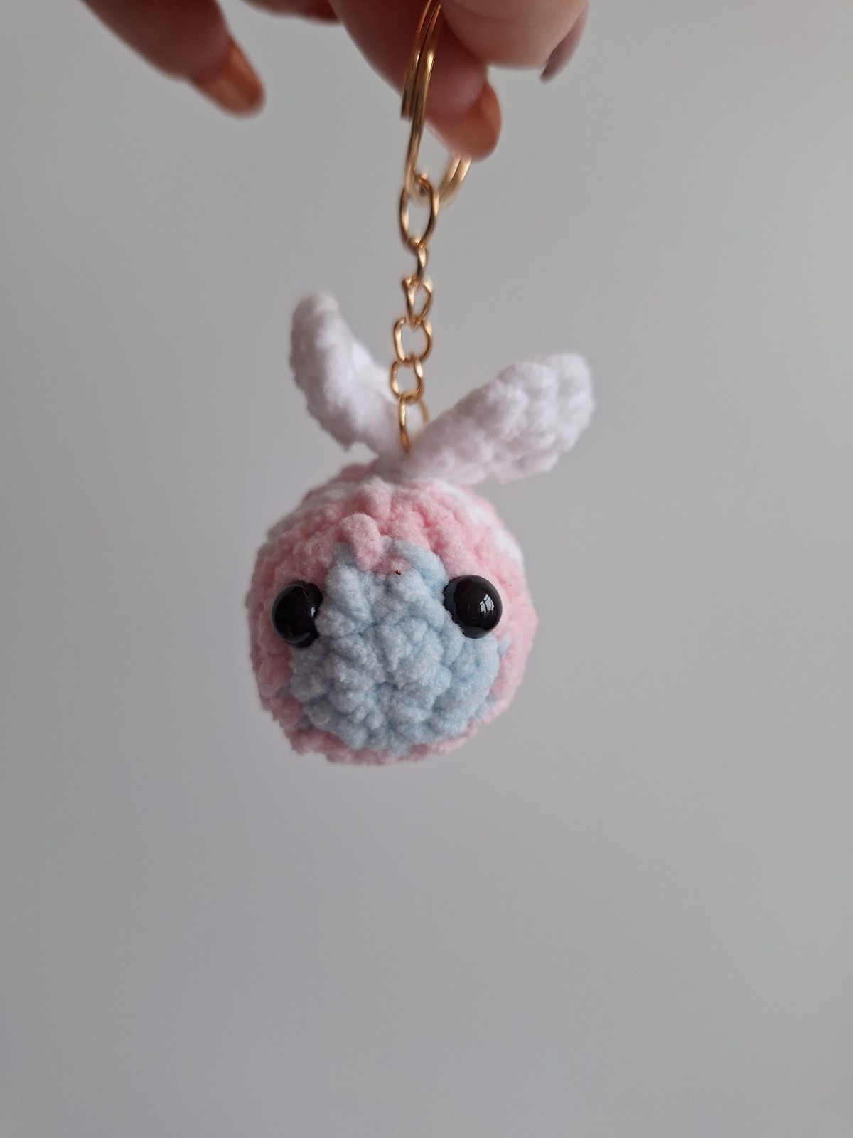 Gehaakte sleutelhanger 'Transgender bij'