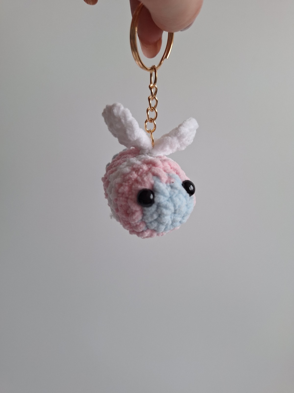 Gehaakte sleutelhanger 'Transgender bij'