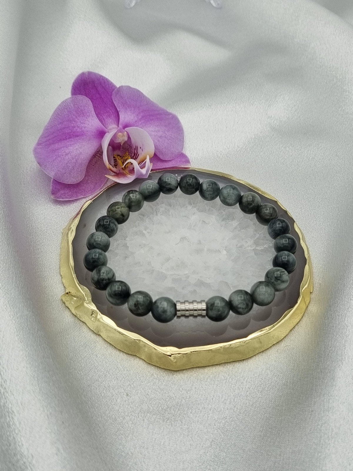 Handgemaakte herenarmband Eagle eye