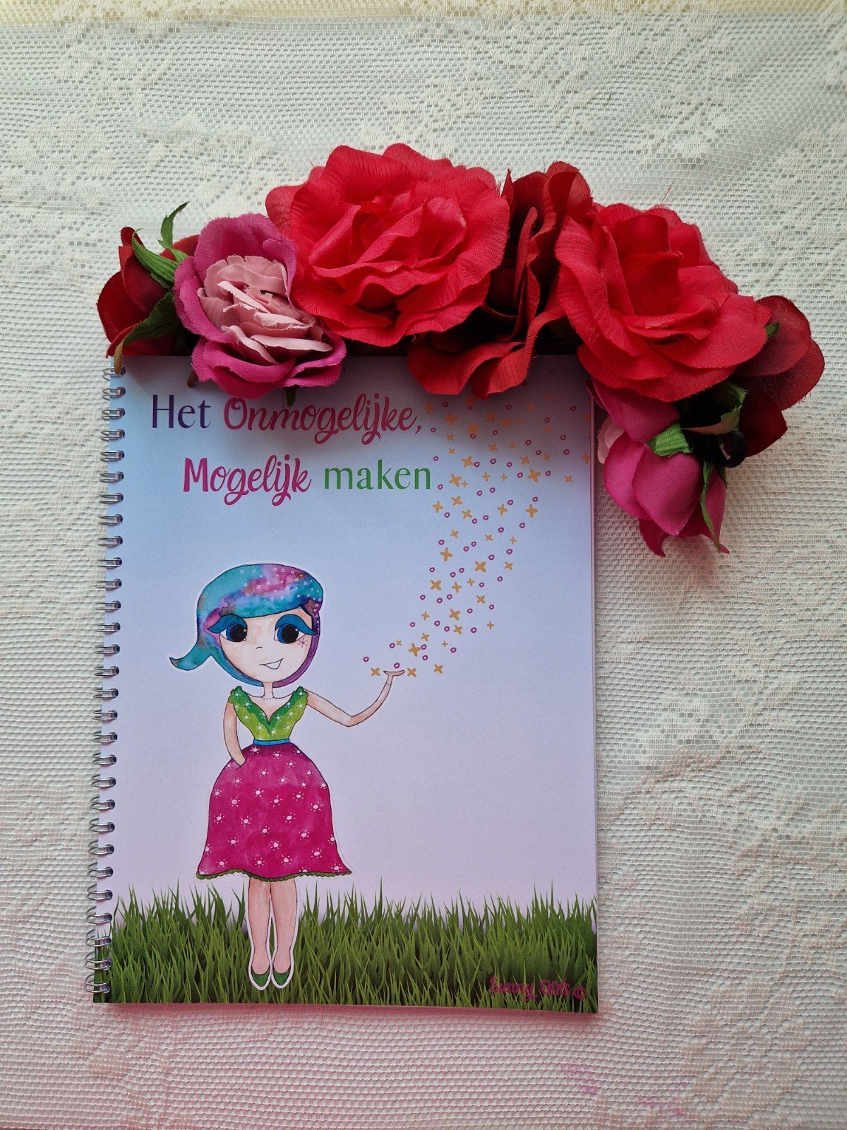 Datumloze Agenda/ Planner 19*25 cm ringband; Het onmogelijke mogelijk maken - 71771.jpeg Datumloze Agenda/ Planner 19*25 cm ringband; Het onmogelijke mogelijk maken