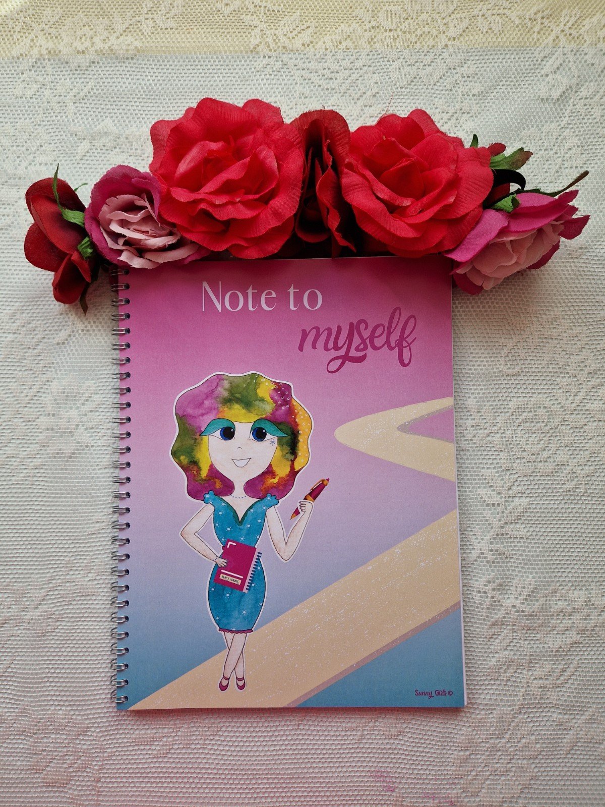 Datumloze Agenda/ Planner 19*25 cm ringband; Note to myself, jouw woorden, jouw pad - 71795.jpeg Datumloze Agenda/ Planner 19*25 cm ringband; Note to myself, jouw woorden, jouw pad