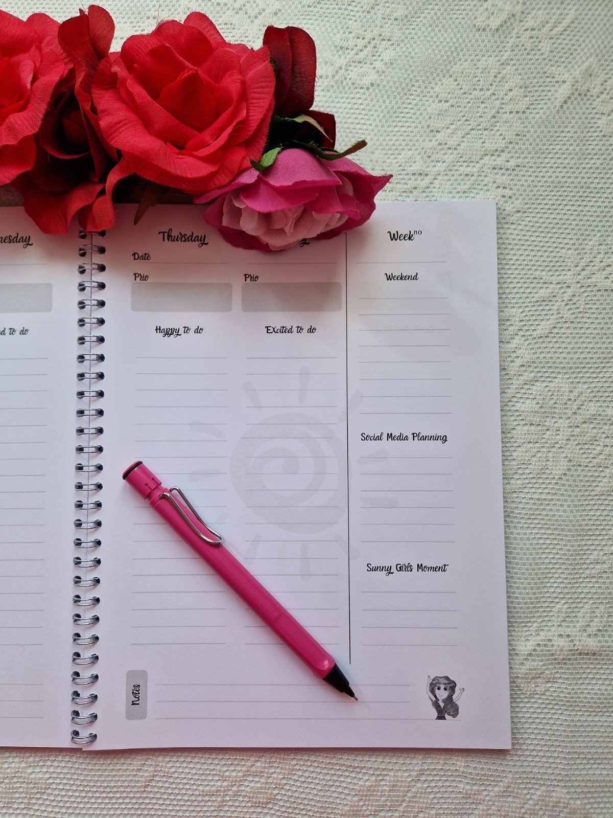 Datumloze Agenda/ Planner 19*25 cm ringband; Plan your day, zet je stappen, bepaal je koers - 71779.jpeg Datumloze Agenda/ Planner 19*25 cm ringband; Plan your day, zet je stappen, bepaal je koers