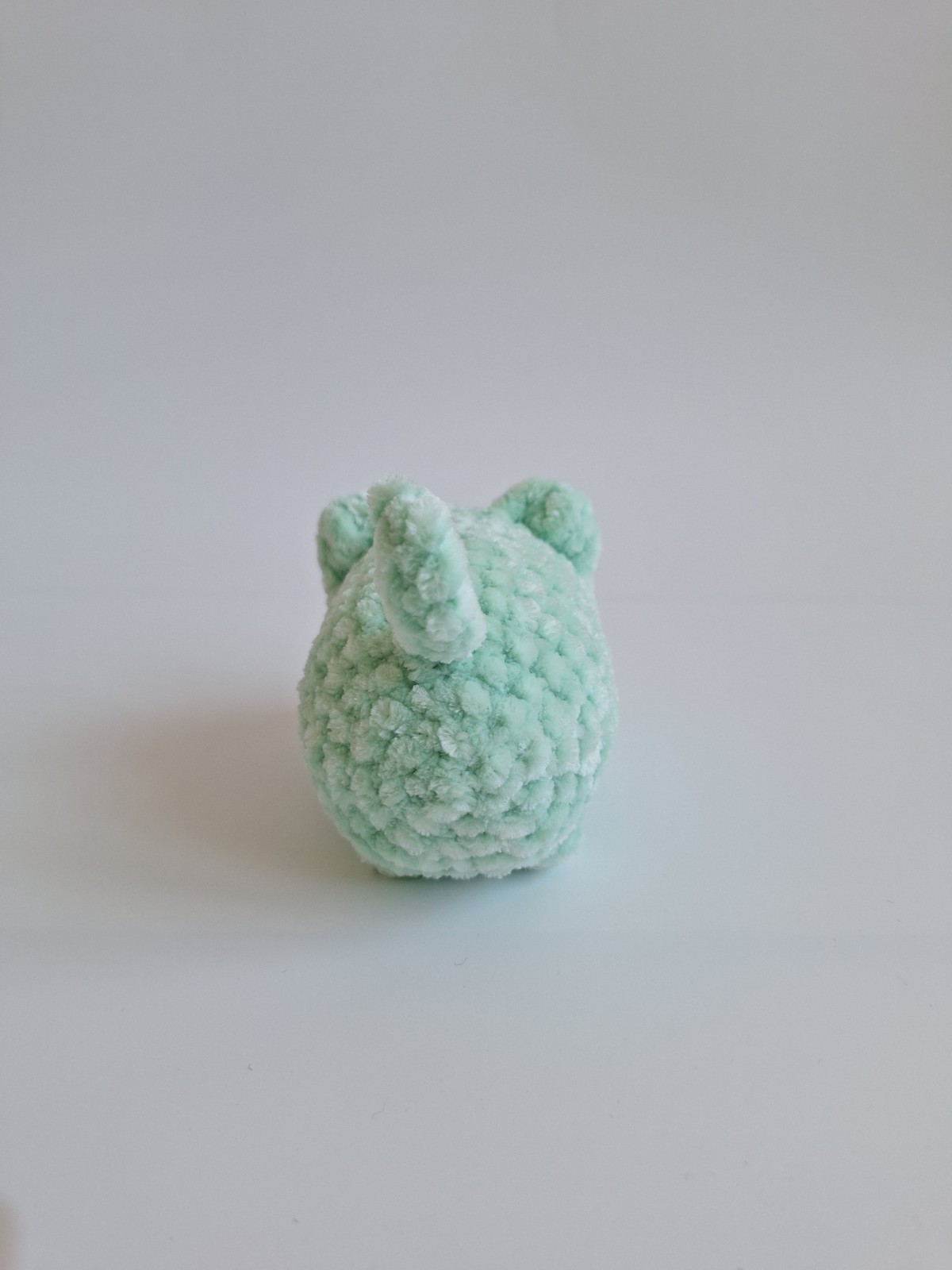 Gehaakte knuffel 'Green cat' - 68496.jpeg Gehaakte knuffel 'Groene kat'