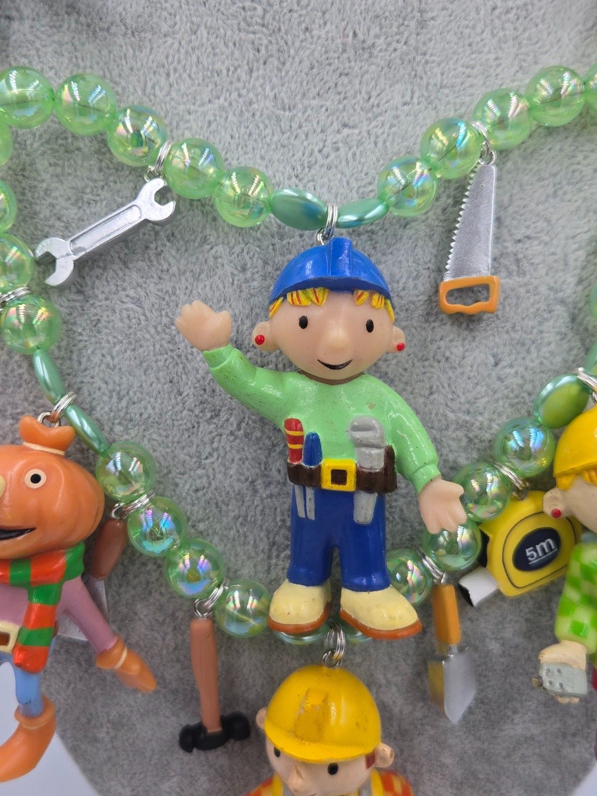 A Neckstravaganza Original Handmade Necklace: Bob and his Tools - 75608.jpeg Vintage Bob de Bouwer Ketting voor de echte fan