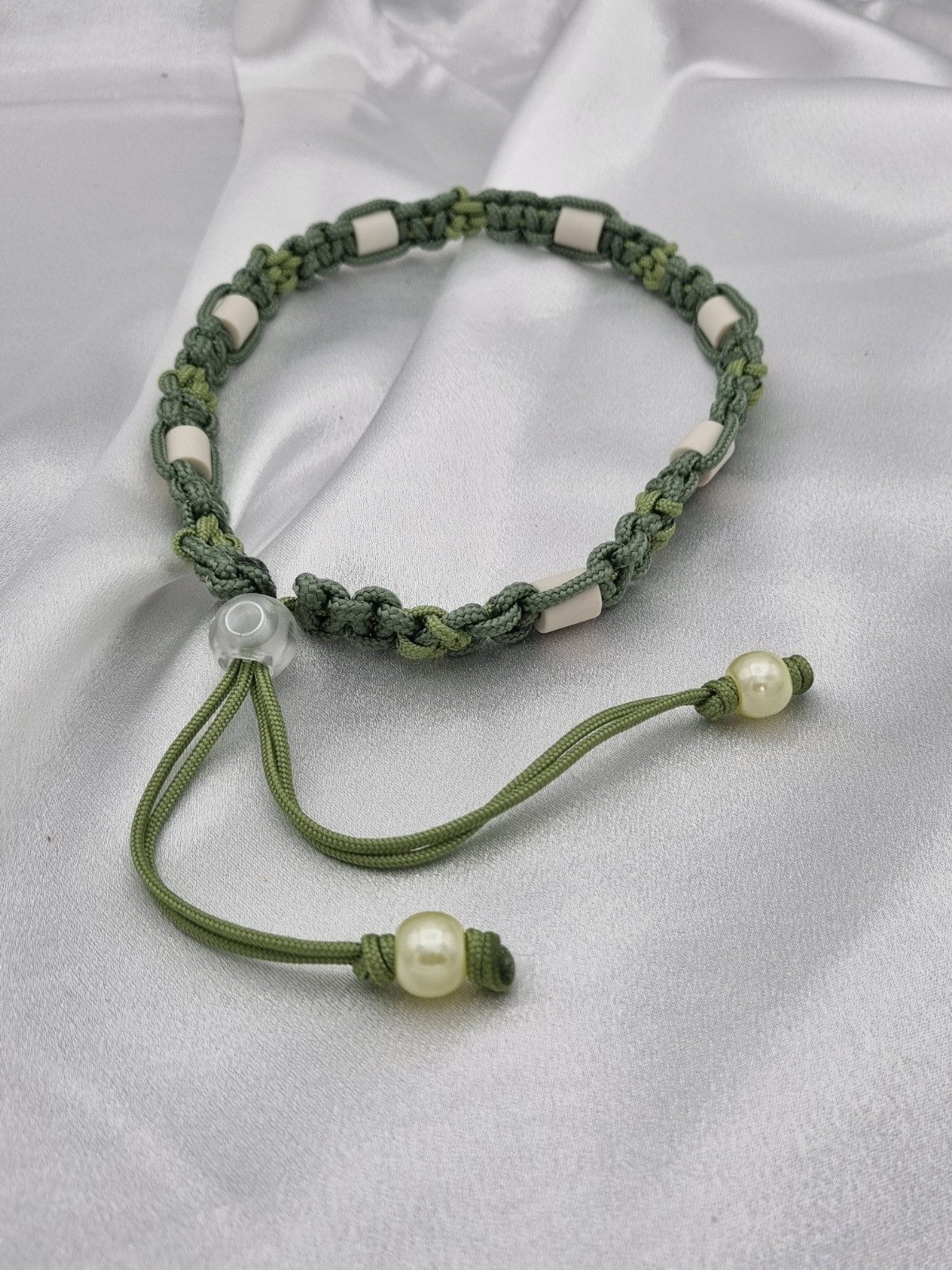 Unieke handgemaakte set voor hond en baas – Salie groen - 75073.jpeg Unieke handgemaakte set voor hond en baas – Salie groen