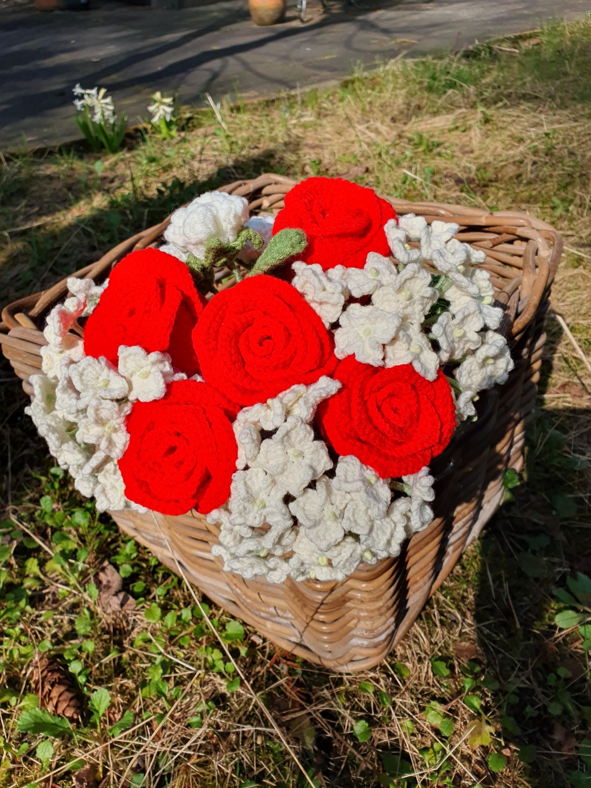 gehaakte bruidsboeket