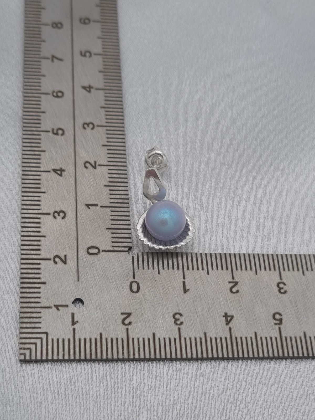 Luxe 925 zilveren oorbellen met kristalparel - lichtblauw/lila - 75145.jpeg Luxe 925 zilveren oorbellen met kristalparel - lichtblauw/lila