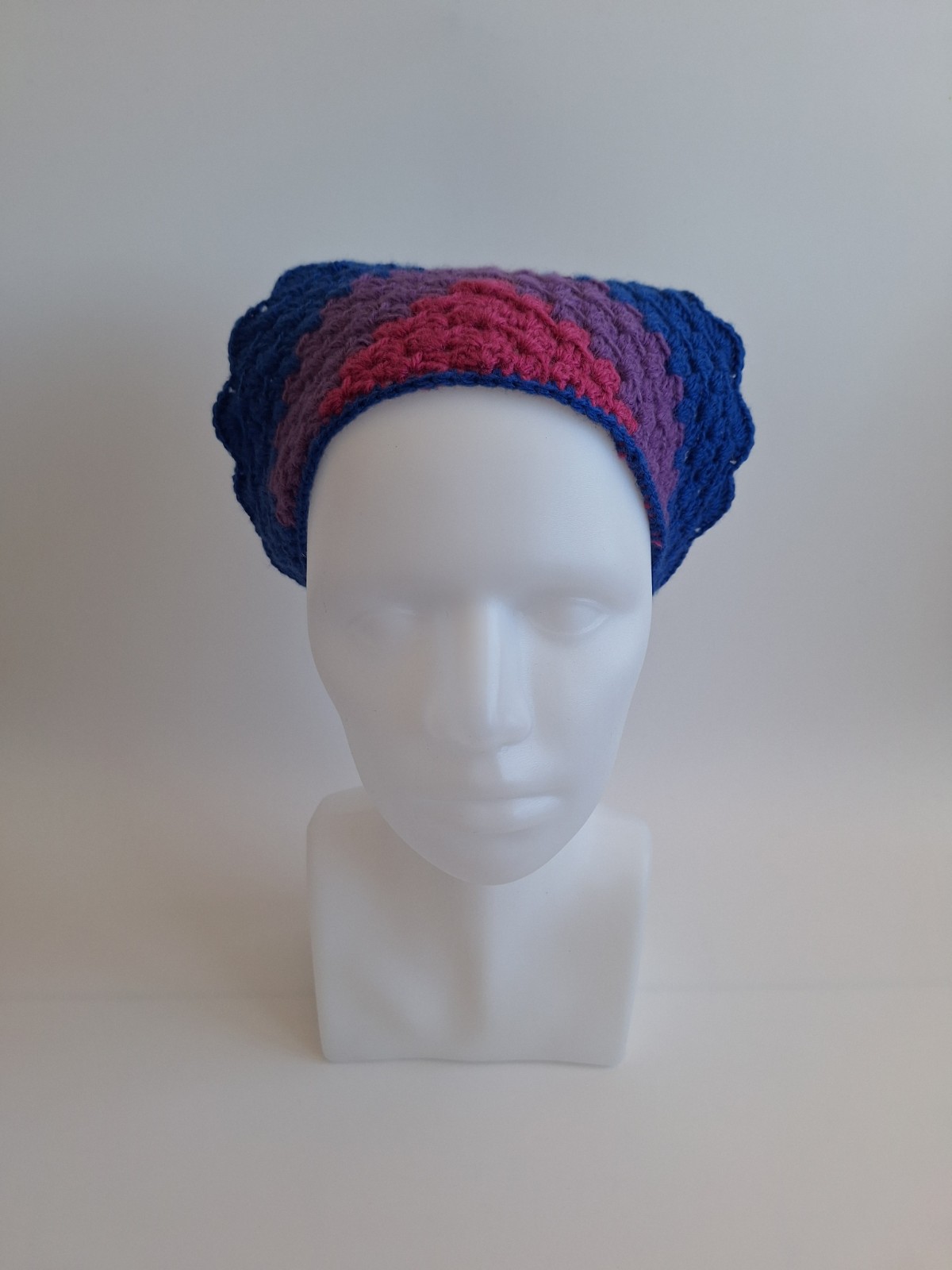 Gehaakte bandana 'Biseksuele vlag'