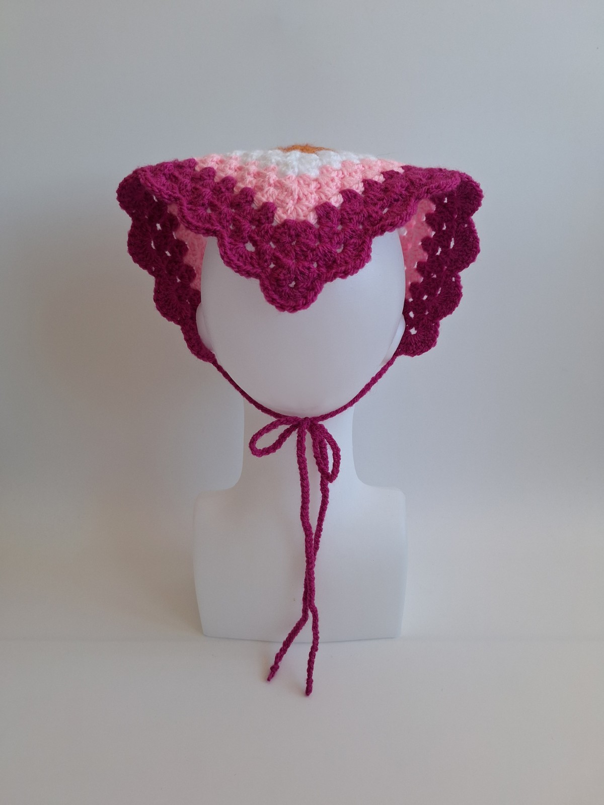 Gehaakte bandana 'Lesbische vlag'