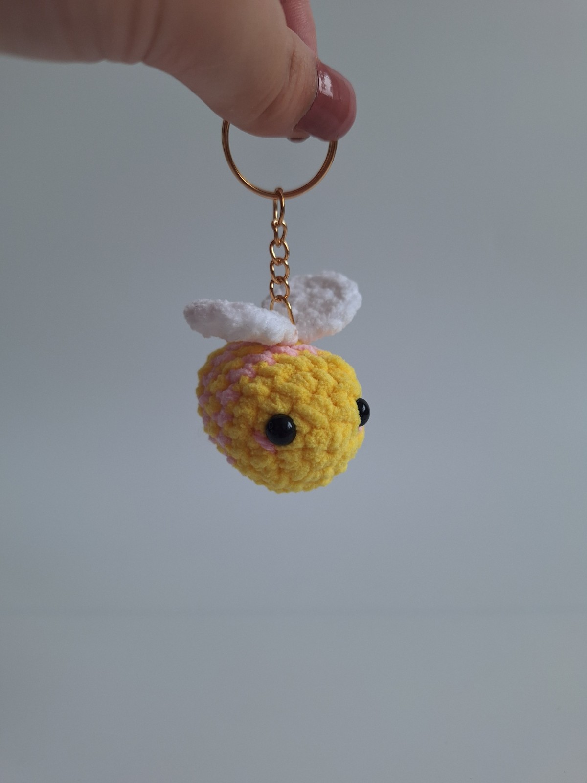 Gehaakte sleutelhanger 'Grapefruit bij' - 78911 Gehaakte sleutelhanger 'Grapefruit bij'