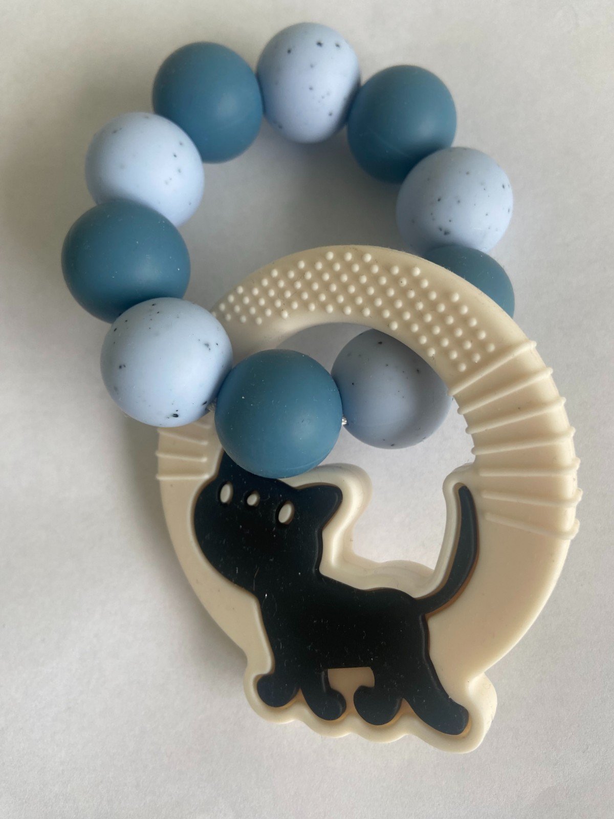 Bijtring Blauw- met Siepie hanger