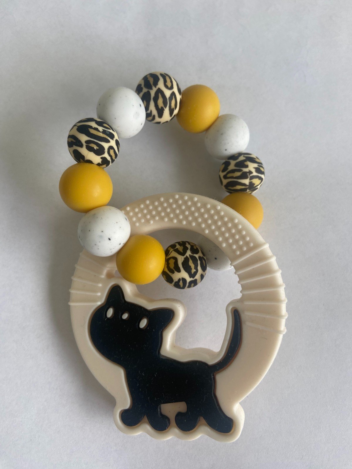 Bijtring panter- met Siepie hanger