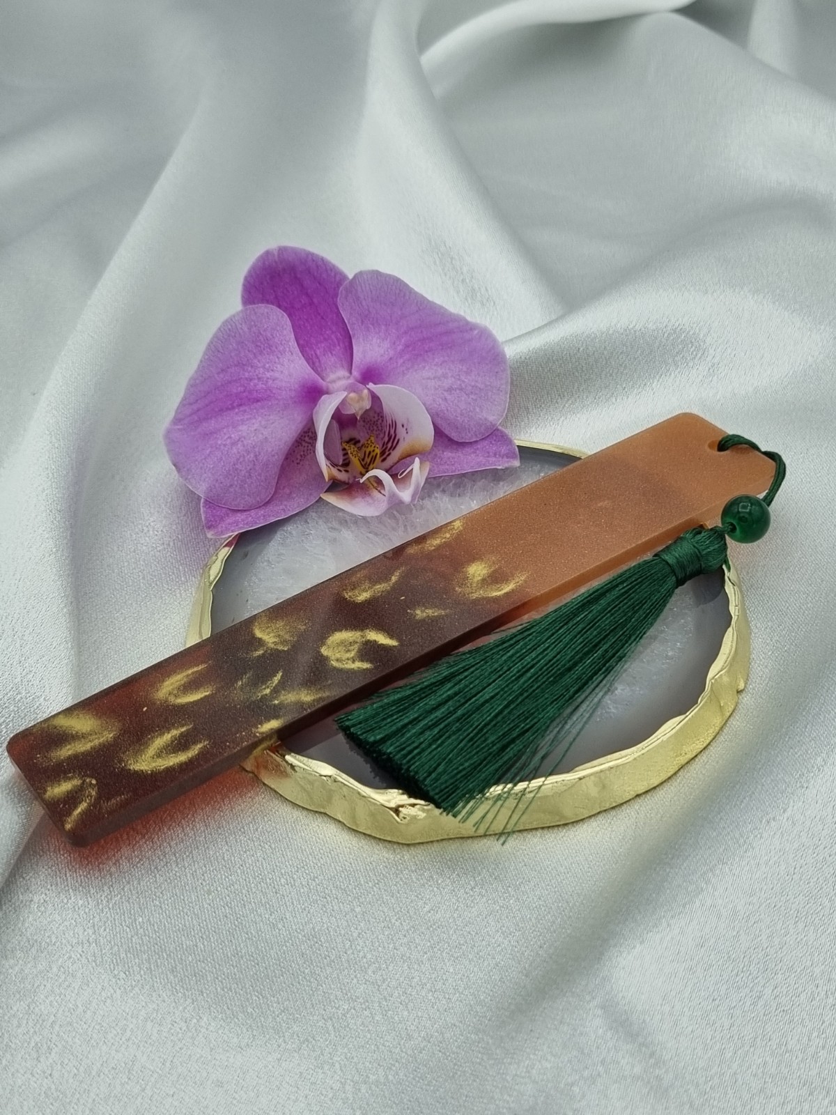 Boekenlegger ´spots´ groen