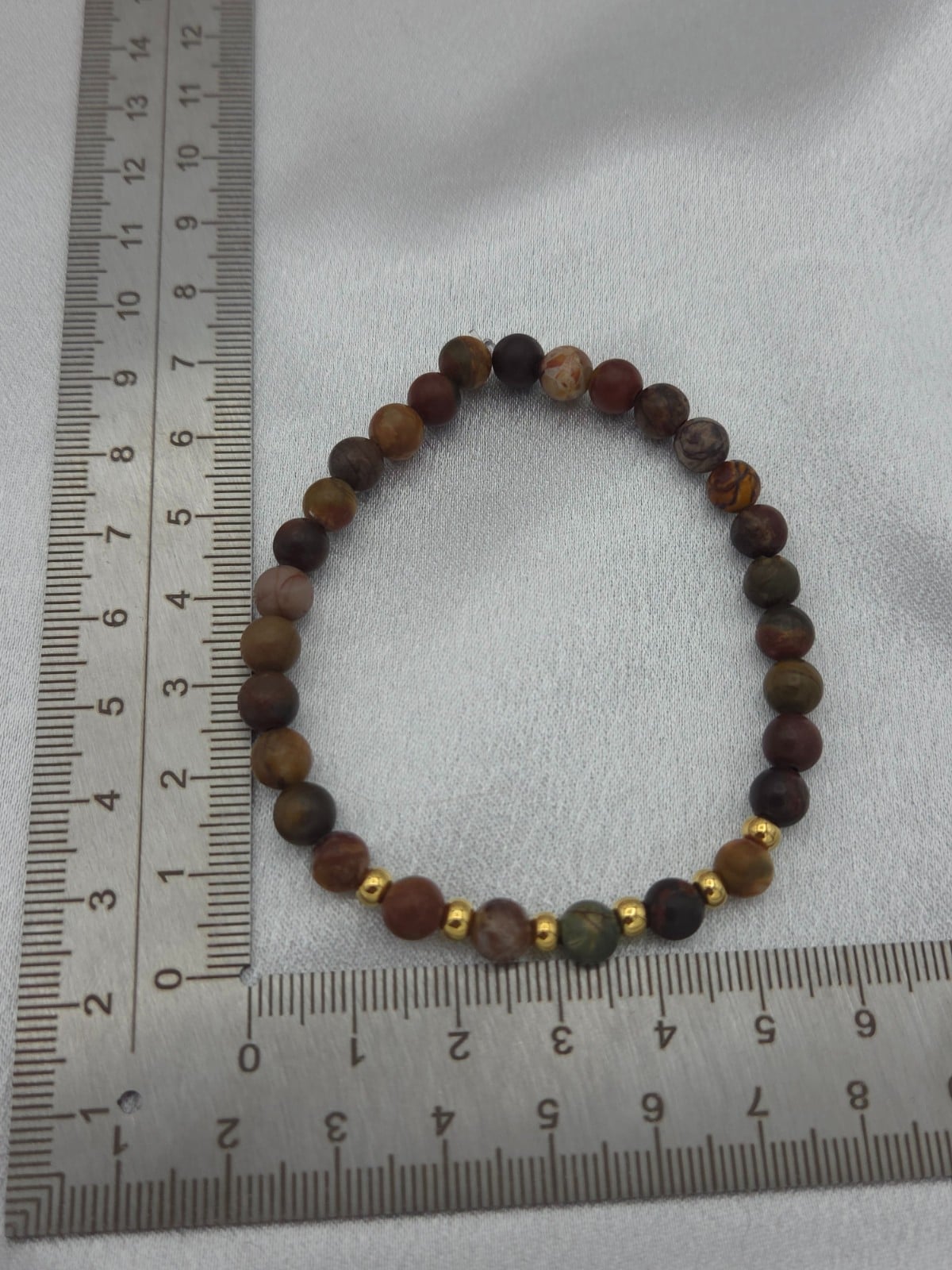 Picasso Jaspis armband – fijn