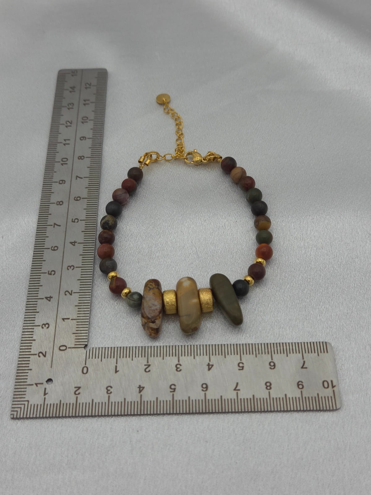 Picasso Jaspis armband – verstelbaar