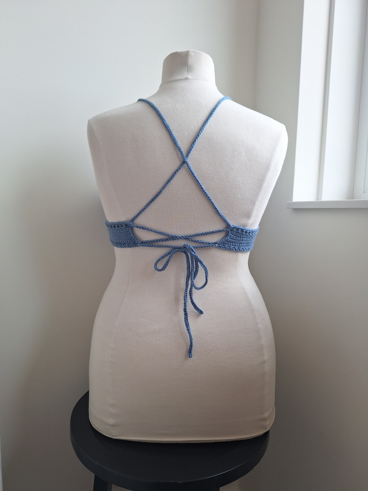 Gehaakt topje 'Boho top blauw | paars'