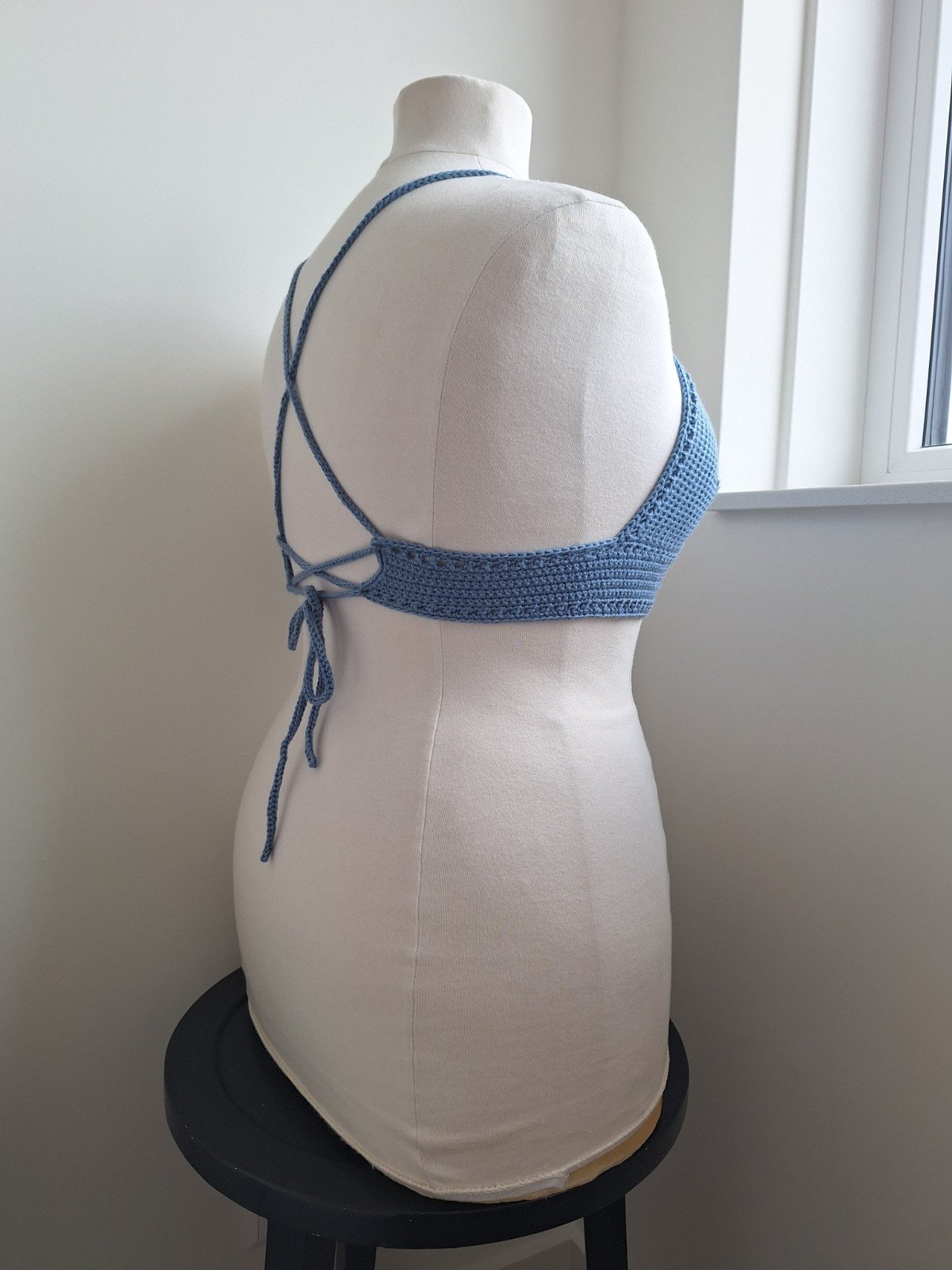 Gehaakt topje 'Boho top blauw | paars'